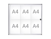 Binnenvitrine wand maulextraslim 6xa4 slot