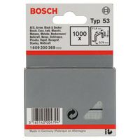 Bosch Accessories 1609200369 Nieten met fijn draad Type 53 1000 stuk(s) Afm. (l x b) 18 mm x 11.4 mm - thumbnail