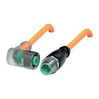 Pepperl+Fuchs 233458 Sensor/actuator connector, geassembleerd Aantal polen (sensoren): 4, 4 2.5 m 1 stuk(s)