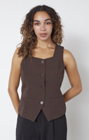 Sisters Point Gilet Gema-Ve1 D. Chocolate