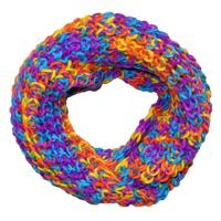 Gebreide Winter Colsjaal Multi-Color Licht