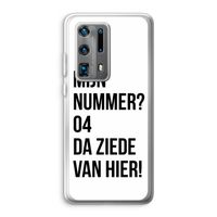 Da ziede van hier: Huawei P40 Pro Plus Transparant Hoesje