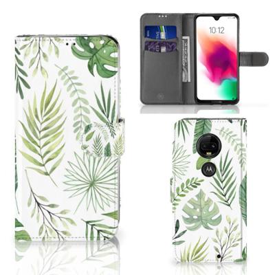 Motorola Moto G7 | G7 Plus Hoesje Leaves | Portemonnee hoesje