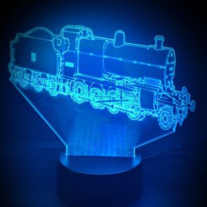 3D LED LAMP - STOOMTREIN - Ontwerp-zelf.nl