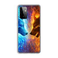 Fire & Ice: Samsung Galaxy A72 Transparant Hoesje