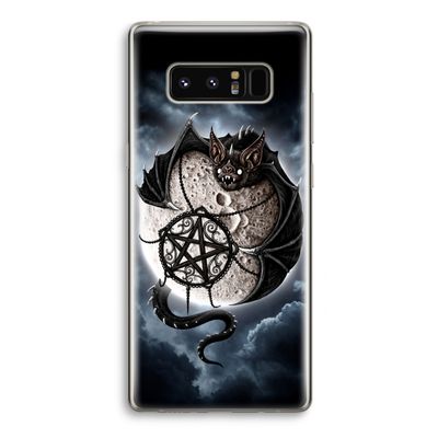 Volle maan: Samsung Galaxy Note 8 Transparant Hoesje