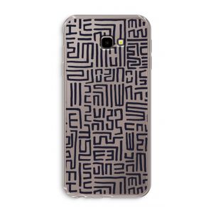 Moroccan Print: Samsung Galaxy J4 Plus Transparant Hoesje