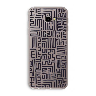 Moroccan Print: Samsung Galaxy J4 Plus Transparant Hoesje