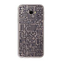 Moroccan Print: Samsung Galaxy J4 Plus Transparant Hoesje