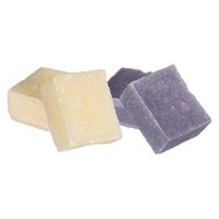 Ideas4seasons Amberblokjes/geurblokjes - lavendel en cashmere - 6x stuks - huisparfum - Amberblokjes