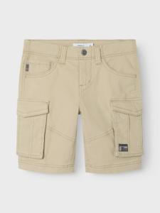 Name it zomer short jongens - cargo - taupe - Nkmryan