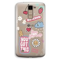 Positivity: LG K10 (2016) Transparant Hoesje