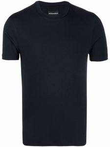 Emporio Armani t-shirt à encolure ronde - Bleu