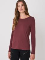 Basic dames top met lange mouw Basic dames top met lange mouw