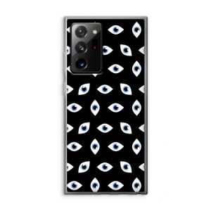 Eyes pattern: Samsung Galaxy Note 20 Ultra / Note 20 Ultra 5G Transparant Hoesje