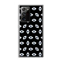 Eyes pattern: Samsung Galaxy Note 20 Ultra / Note 20 Ultra 5G Transparant Hoesje