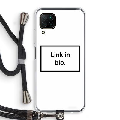 Link in bio: Huawei P40 Lite Transparant Hoesje met koord