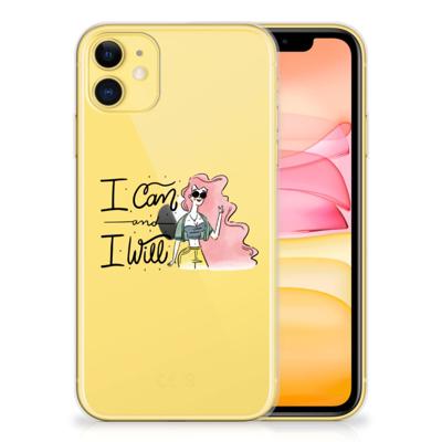 Apple iPhone 11 Telefoonhoesje met Naam i Can Apple iPhone 11 Telefoonhoesje met Naam i Can