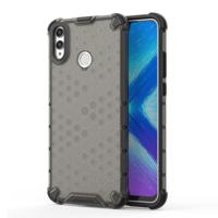 Schokbestendige honingraat PC + TPU Case voor Huawei Honor 8X (zwart)