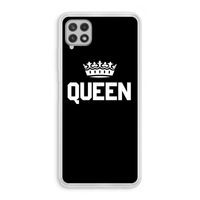 Queen zwart: Samsung Galaxy A22 4G Transparant Hoesje