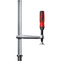 BESSEY spanelement met een vast spandiepte tw16-20-10-2k lijmklem (zilver/rood)