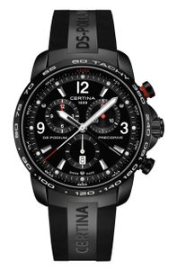 Horlogeband Certina C603018862 Rubber Zwart 21mm