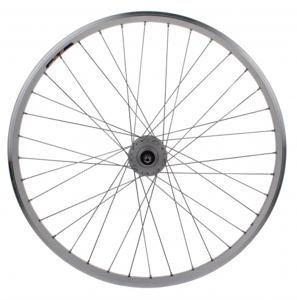 Shimano Voorwiel 28-15/8-13/8 622 Naafdynamo velg Alu zilv.