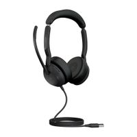 Jabra Evolve2 50 Headset Bedraad Hoofdband Kantoor/callcenter USB Type-A Zwart - thumbnail