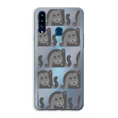Cats: Samsung Galaxy A20s Transparant Hoesje