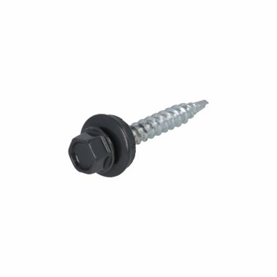 Homefix Profielplaatschroef Vz 6K Zwart Ral9005 4.8X35 | 16 stuks - 6701.21.30080