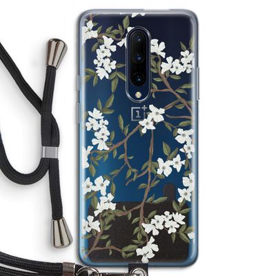 Blossoming spring: OnePlus 7 Pro Transparant Hoesje met koord