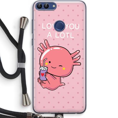 Love You A Lotl: Huawei P Smart (2018) Transparant Hoesje met koord