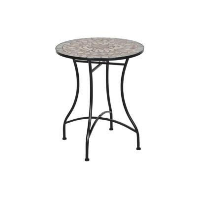 Bijzettafel Home ESPRIT Zwart Multicolour 60 x 60 x 72 cm