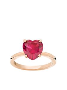 Dodo bague Heart en or rose 9ct