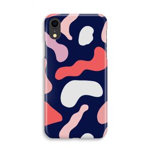 Memphis Shapes Pink: iPhone XR Volledig Geprint Hoesje