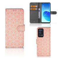 OPPO Reno 6 Pro Plus 5G Telefoon Hoesje Pattern Orange - thumbnail