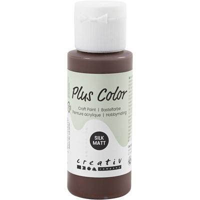 Plus Color acrylverf, chocolate, 60 ml/ 1 fles