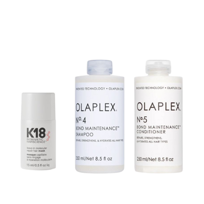 K18 Haarmasker met Olaplex No.4 en No.5 Set K18 Haarmasker met Olaplex No.4 en No.5 Set