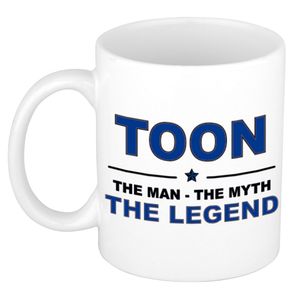 Toon The man, The myth the legend cadeau koffie mok / thee beker 300 ml