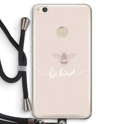 Be(e) kind: Huawei Ascend P8 Lite (2017) Transparant Hoesje met koord
