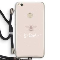 Be(e) kind: Huawei Ascend P8 Lite (2017) Transparant Hoesje met koord