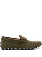 Tod's mocassins Gommino en daim - Vert