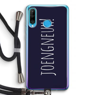 Joengneuh!: Huawei P30 Lite Transparant Hoesje met koord