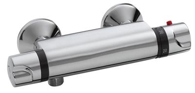 Wiesbaden Universal therm.douchemengkraan 12cm