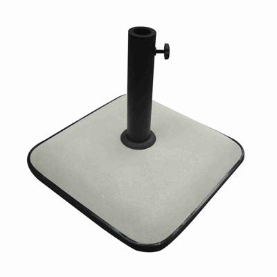 Marbueno Parasol Basis Beton 45X45X7,3 cm 25KG Wit Tuin, Zwembad en Terras 10459