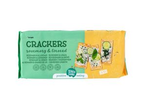 Crackers rozemarijn & lijnzaad bio