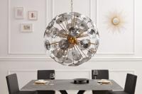 Modern design hanglamp INFINITY HOME 65cm glas goud hanglamp - 43773