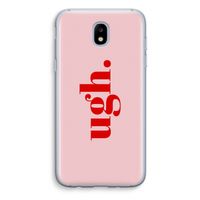 Ugh: Samsung Galaxy J5 (2017) Transparant Hoesje