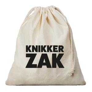 Canvas knikkerzak / knikker opbergzakje - met koord - 25 x 30 cm