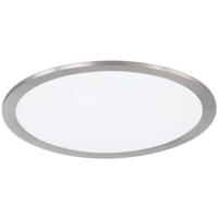 LED Plafondlamp 15W Dimbaar Warm Wit 3000K - Mat Nikkel Aluminium